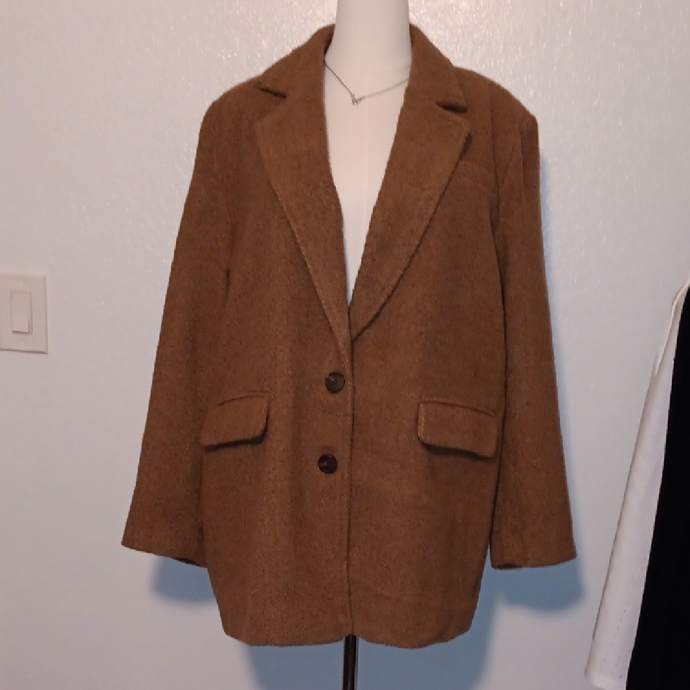 Universal Thread Oversized Tan Brown Women's Blazer